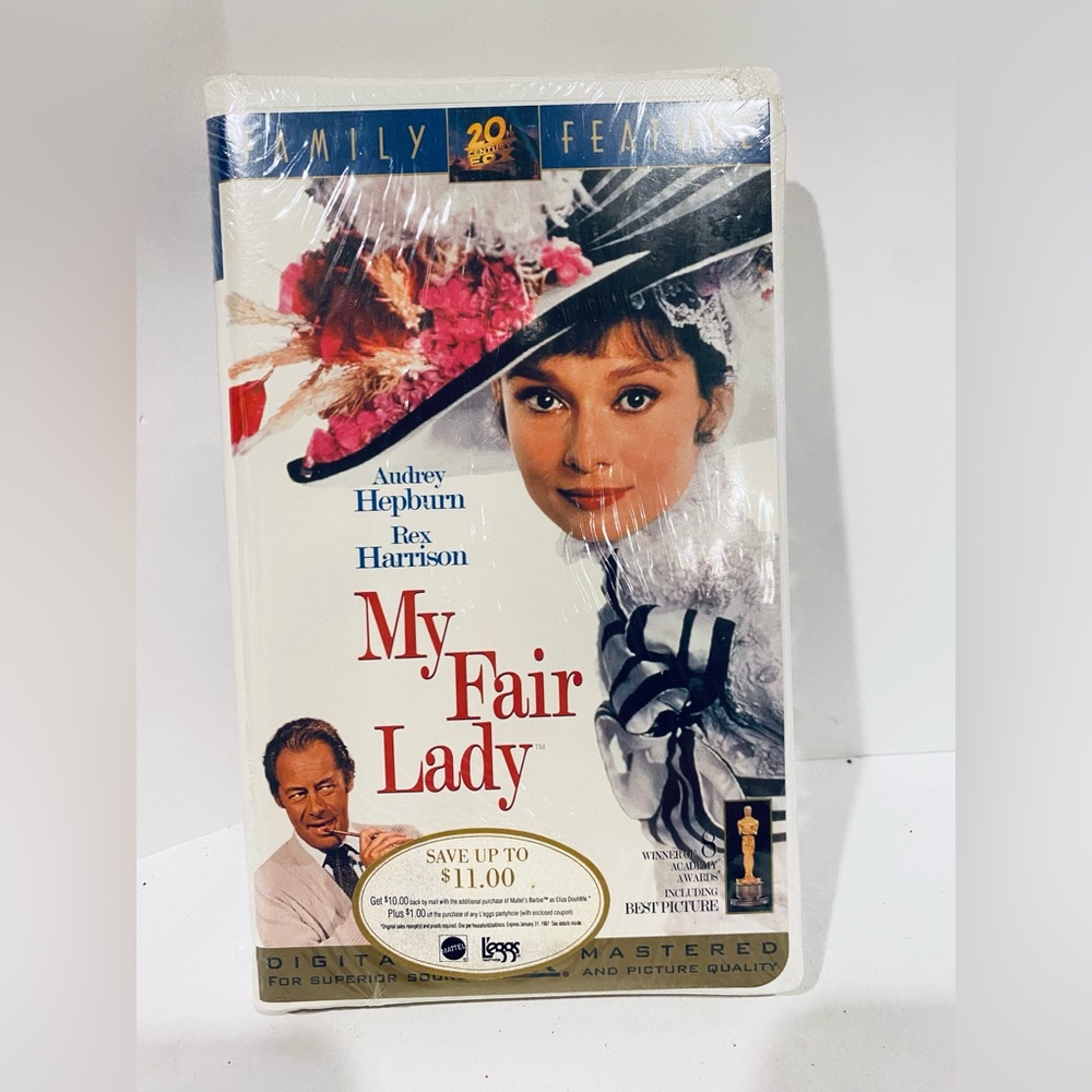 My Fair Lady VHS Factory Sealed Movie Audrey Hepburn Clamshell